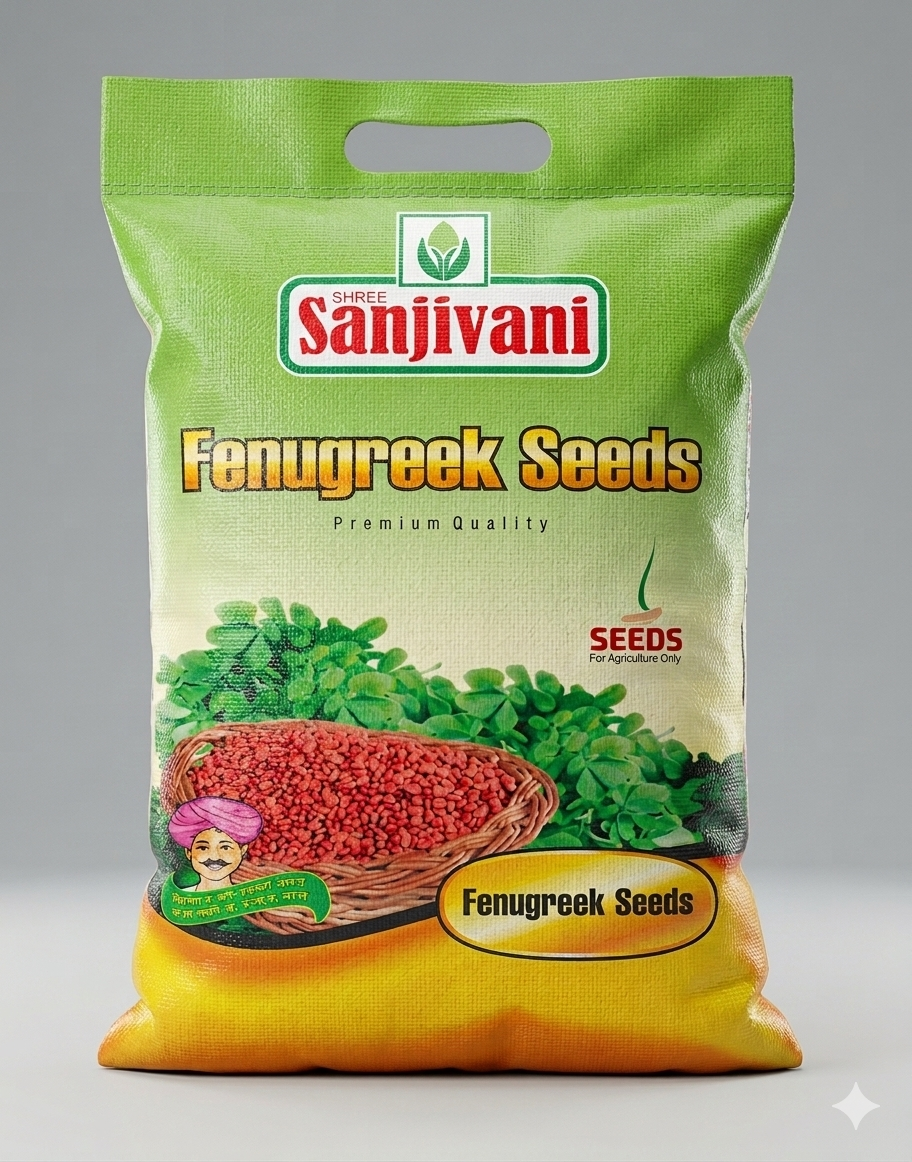 Fenugreek Seeds (Methi) – Treated Bold Seeds | 5 Kg Pack