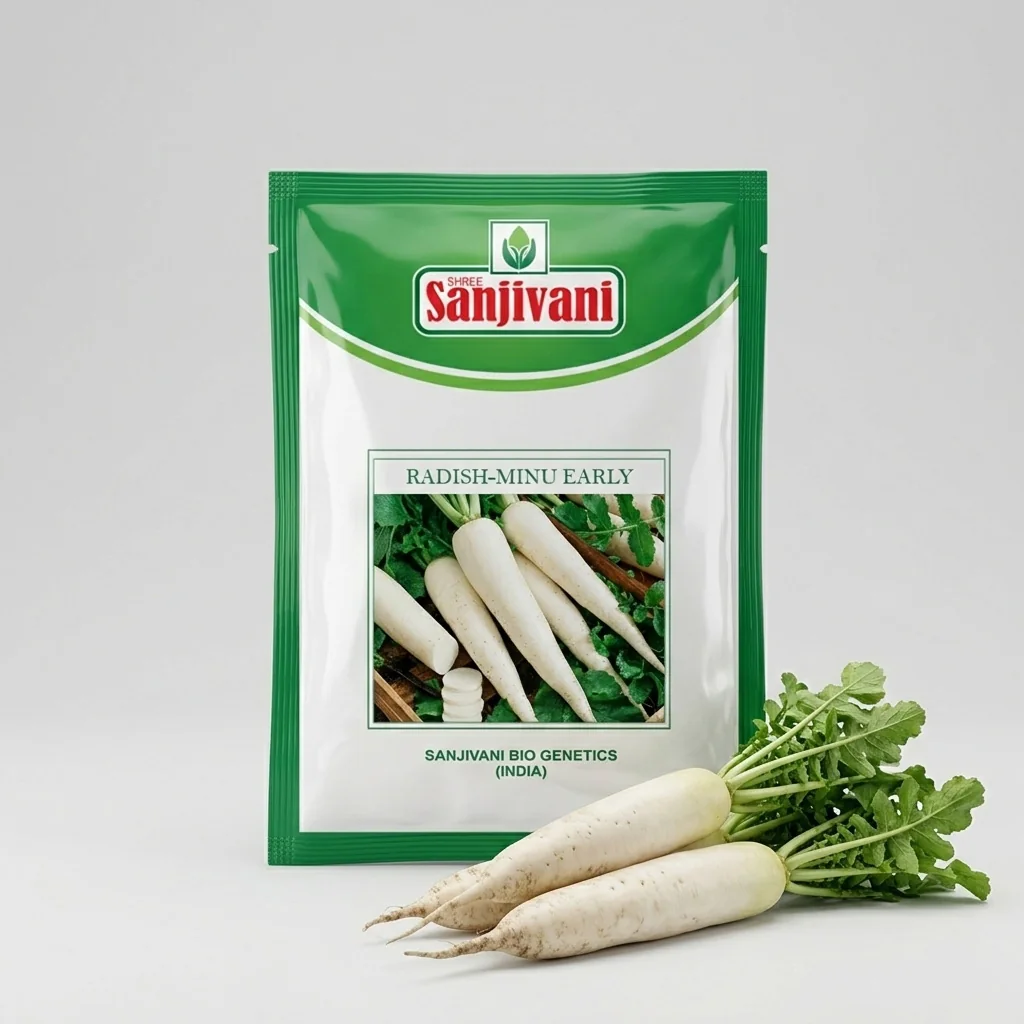 Radish Minu-Early (Muli) Seeds KGP
